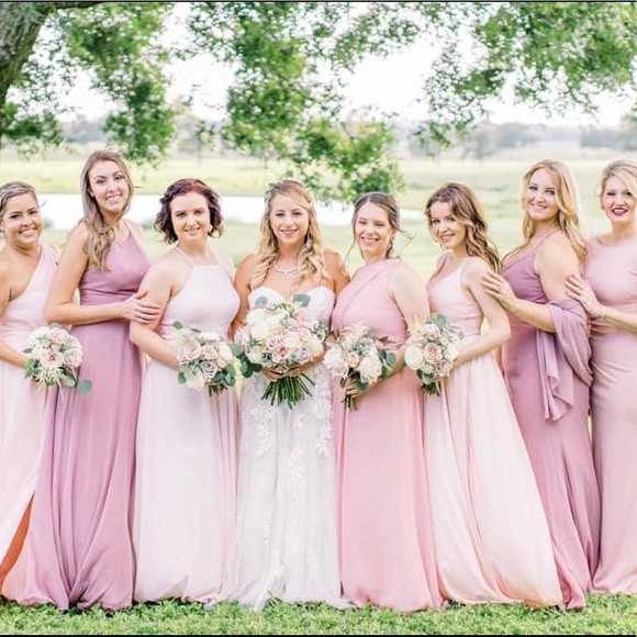 Azazie Vintage Mauve Bridesmaid Dress - Picture 2 of 8